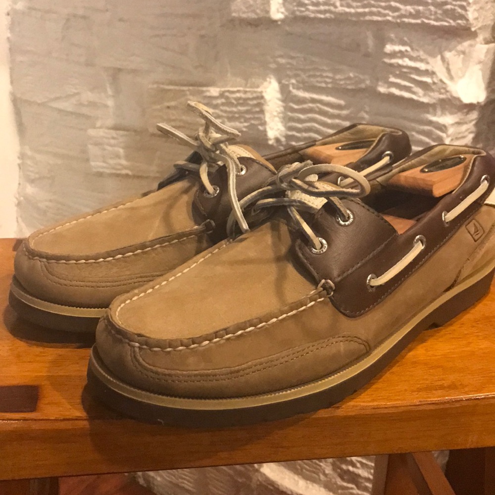 Sperry Top-Sider Stingray 2 Eye Leather Boat Shoes